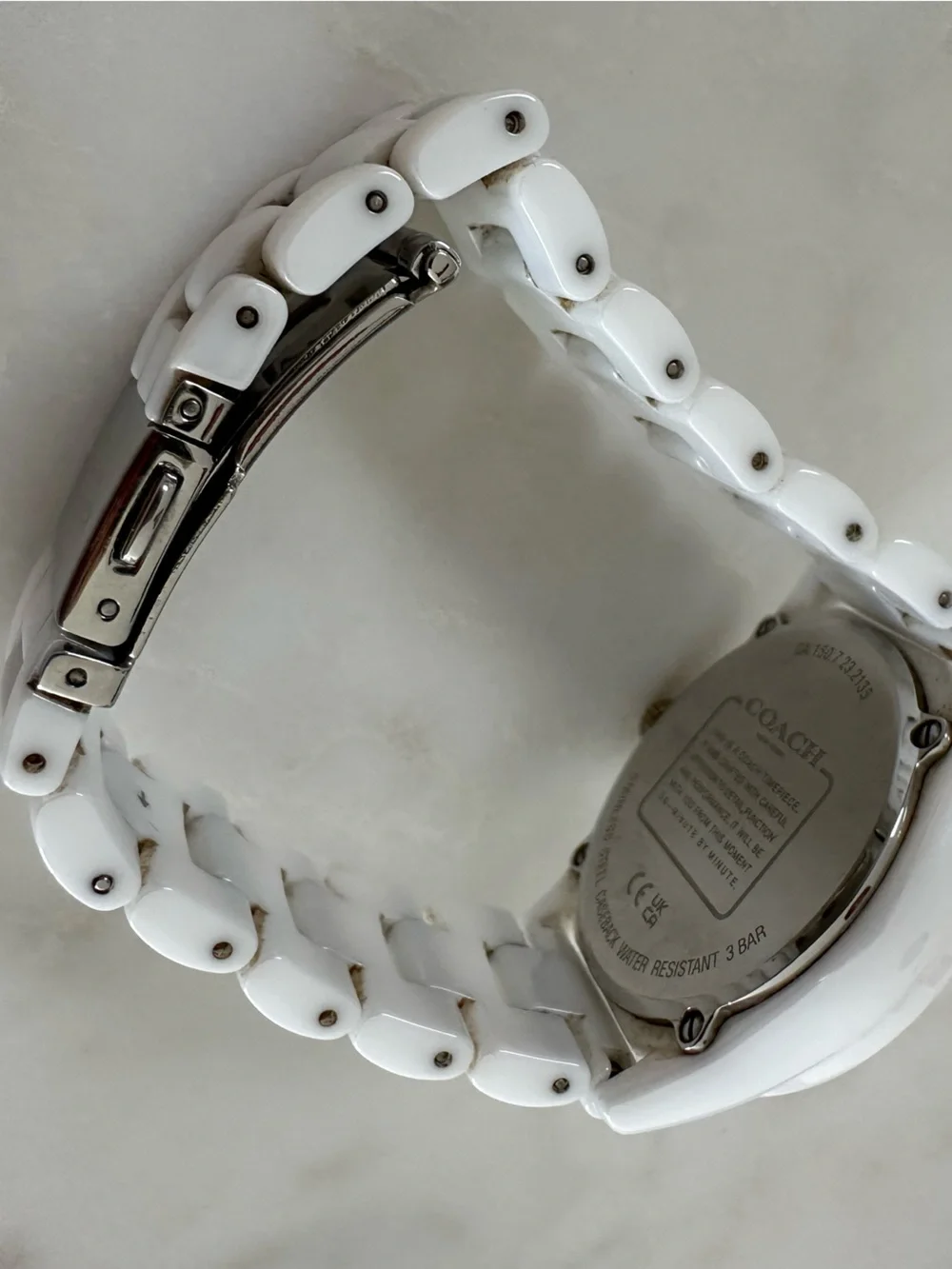 Coach Greyson 14503925 White Ceramic Women’s Watch